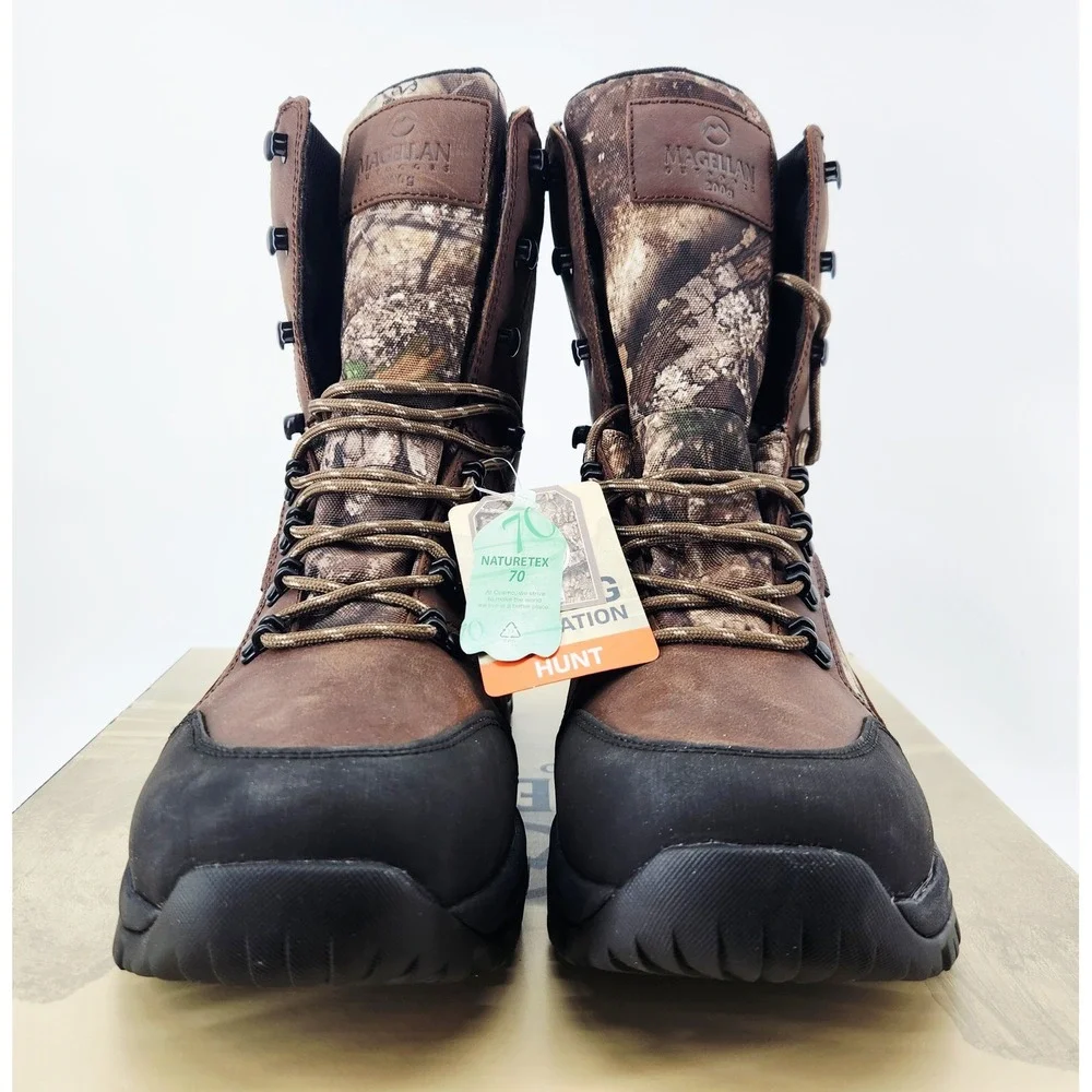 Magellan Outdoors Reload‎ Hiker 4.0 Mens 10 Wide Waterproof Hunting Boots Camo